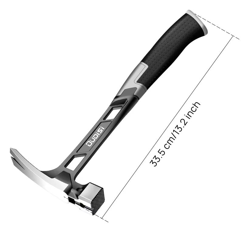 Multifunction Magnetic Claw Hammer for Woodworking Non-slip Shockproof Steel Hammer Hand Tool Automatic Nail Suction Hammer