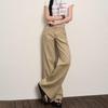 Women's Retro Khaki Low-Waisted Micro-Flare Jeans for Summer/Fall 2025