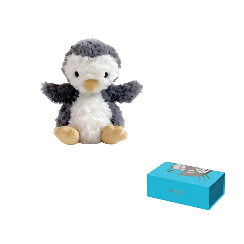 Jellycat Arctic and Antarctic Penguin Cute Off-White Doll Plush Doll Sitting 15cm High
