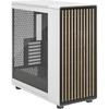 PC Case - FRACTAL DESIGN - North XL Chalk White TG Clear - FD-C-NOR1X-04 - E-ATX - Elegant Wood and Alloy Design
