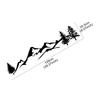 Car Sticker Mountain Tree Forest Graphic Vinyl Decal Camper Trailer Bumper Truck Door Panel Decoration Decal Auto Accessories