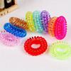 12 szt. Losowy Kolor Spiralne Elastyczne Gumki do Włosów Sznurek Akcesoria do Kucyka