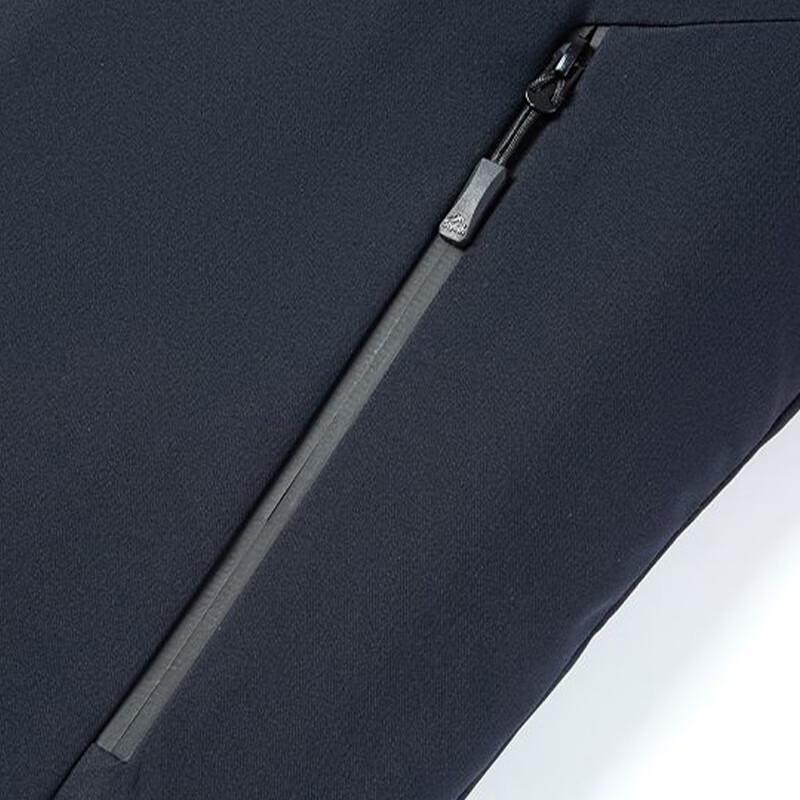 ROMON Men's Winter Fleece-Lined Padded Jacket with Detachable Hood