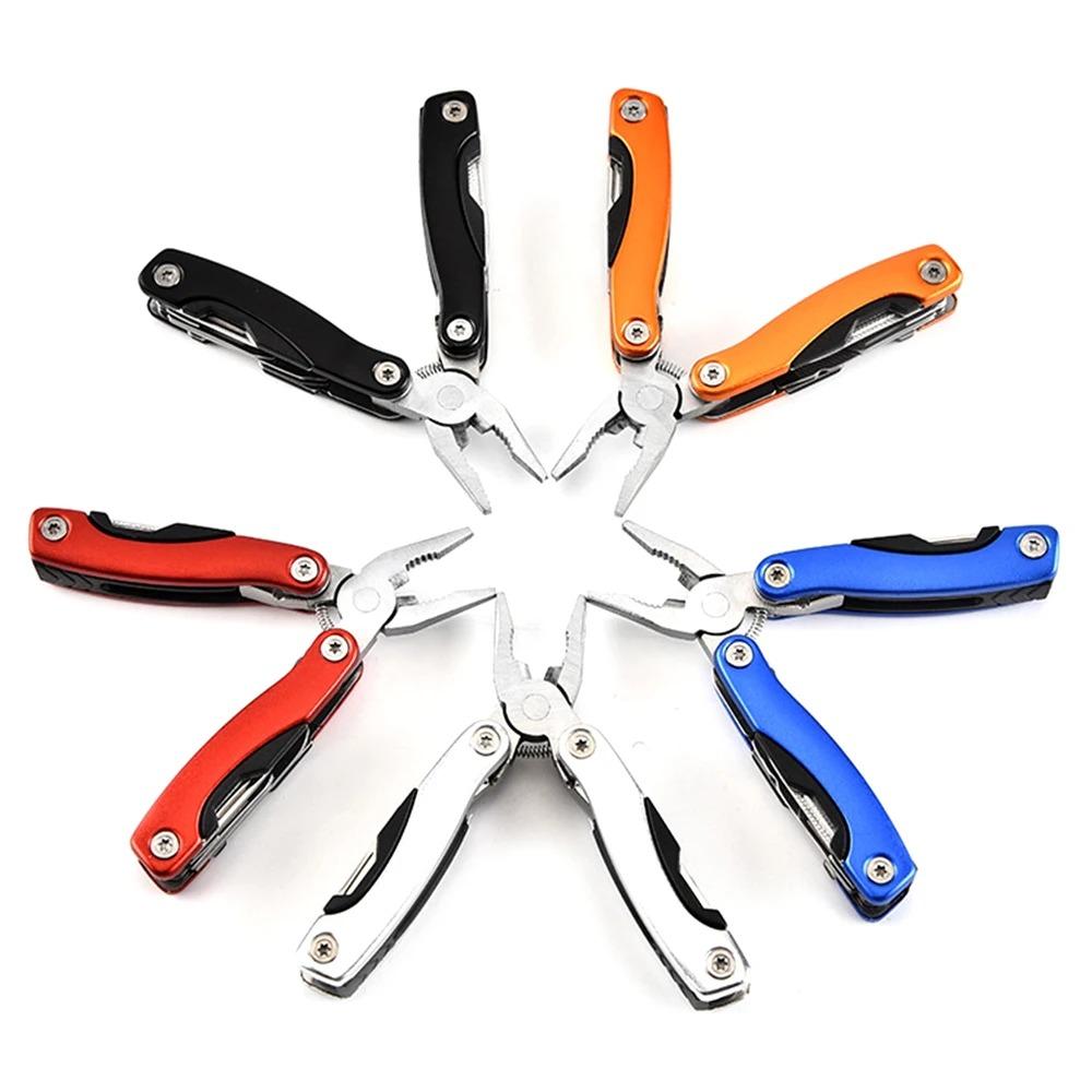 Pinze Pieghevoli in Acciaio Inossidabile Pinze Funzionali Utensili a Mano Pinze Cacciavite Kit Attrezzatura da Campeggio Coltello Tascabile Multiuso da Esterno