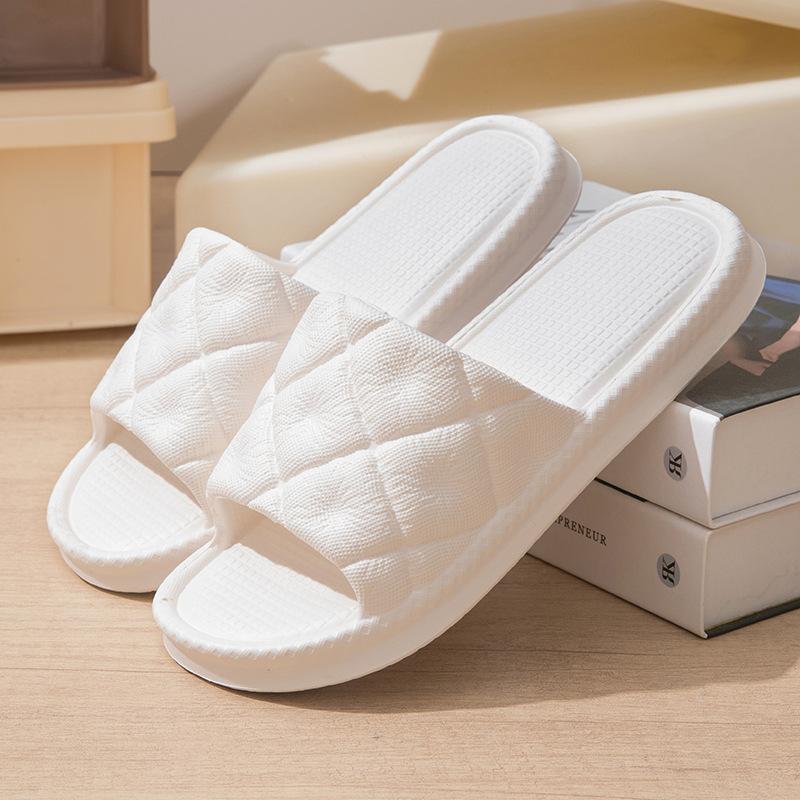 Summer Slide Slippers Women Men New Anti-Slip Bathroom Home Slippers Indoor House Shoes Shower Sandals