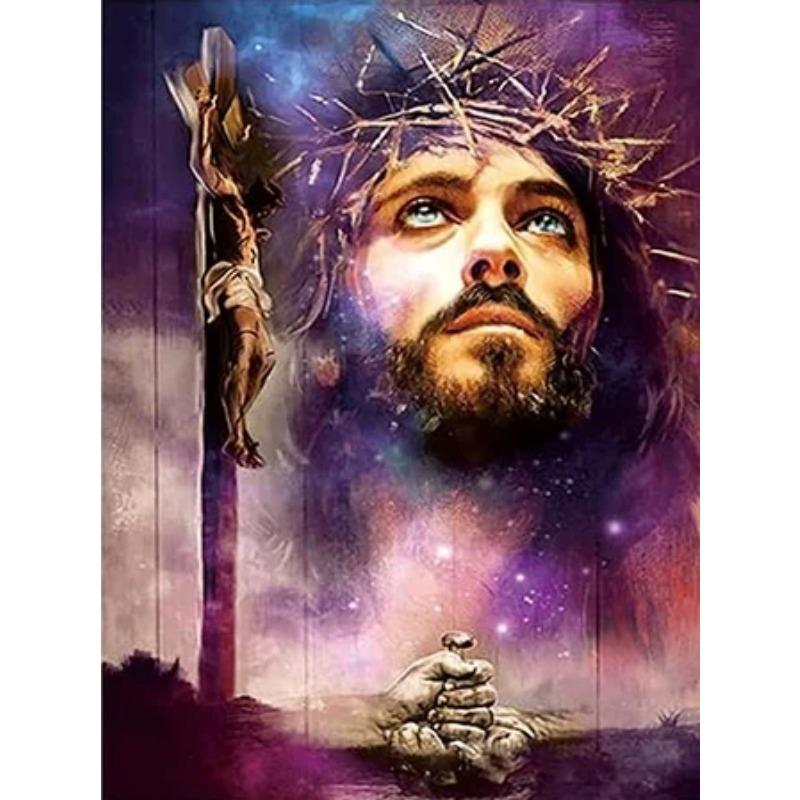 Vintage Risorto Gesù Croce Religione Cristiana Arte da Parete Pittura su Tela Poster Stampa Soggiorno Immagini Grandi Arredamento Casa Moderno