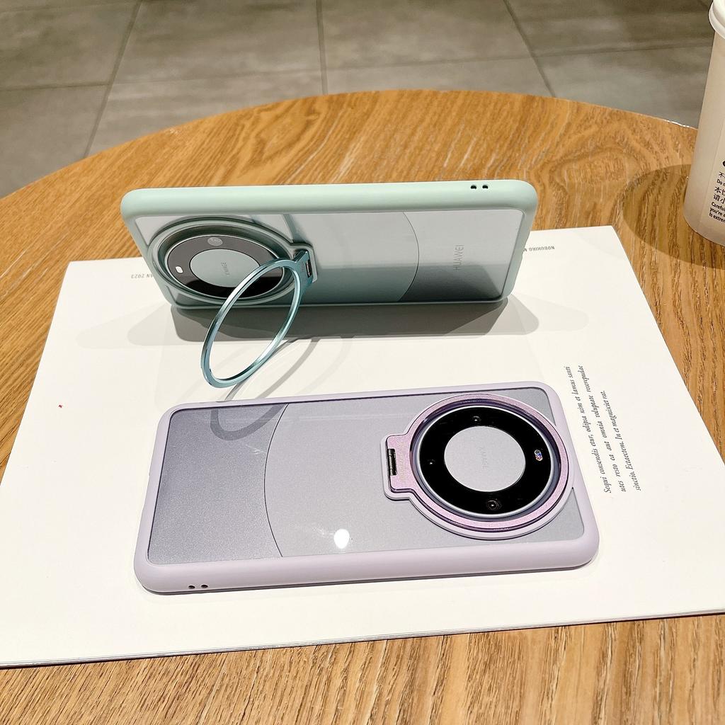 Metal Lens Frame Bracket Is Suitable for Huawei Mate60pro+ Phone Case and Mate50 Transparent Dust-proof Net Protective Cover