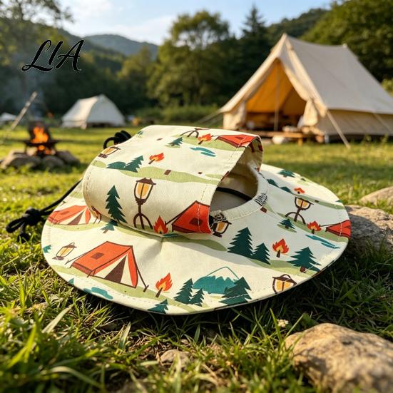 Adjustable Pet Headwear Cat Beach Hat, Summer Cap with Ear Holes, Hat for Outdoor Activities Sun Small Dogs Cats Protection