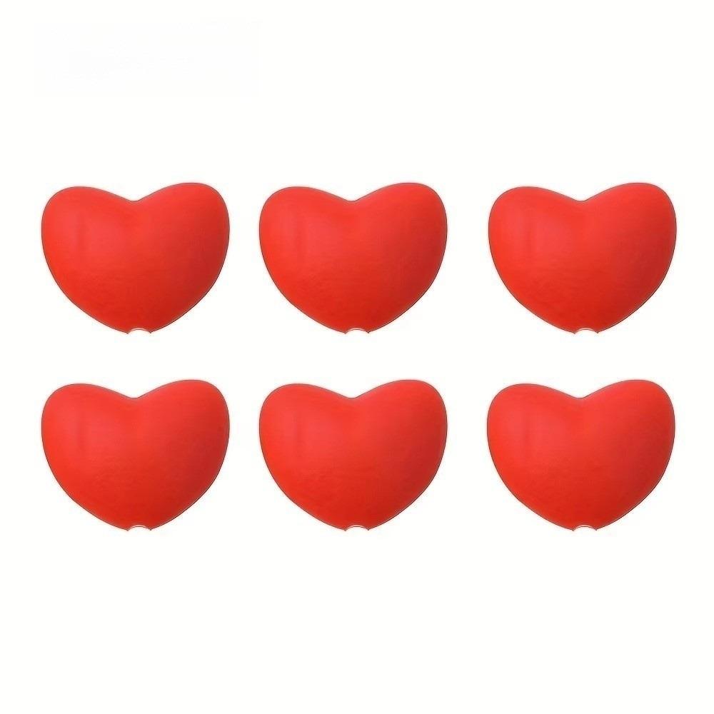 

6/12PCS Silicone Knitting Needle Caps Heart Shaped Multicolor Knitting Needle Protectors Knitting Process Stitch Tip Covers