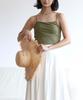 Yours Simple Camisole with Size BFXU1747 Cups, Amphibious, Women's, S, Khaki,