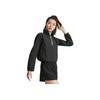 Calvin Klein Reflective Zipper Half-Zip Waterproof Running Hoodie Women hoodies Space-Black 4WS3O502-001