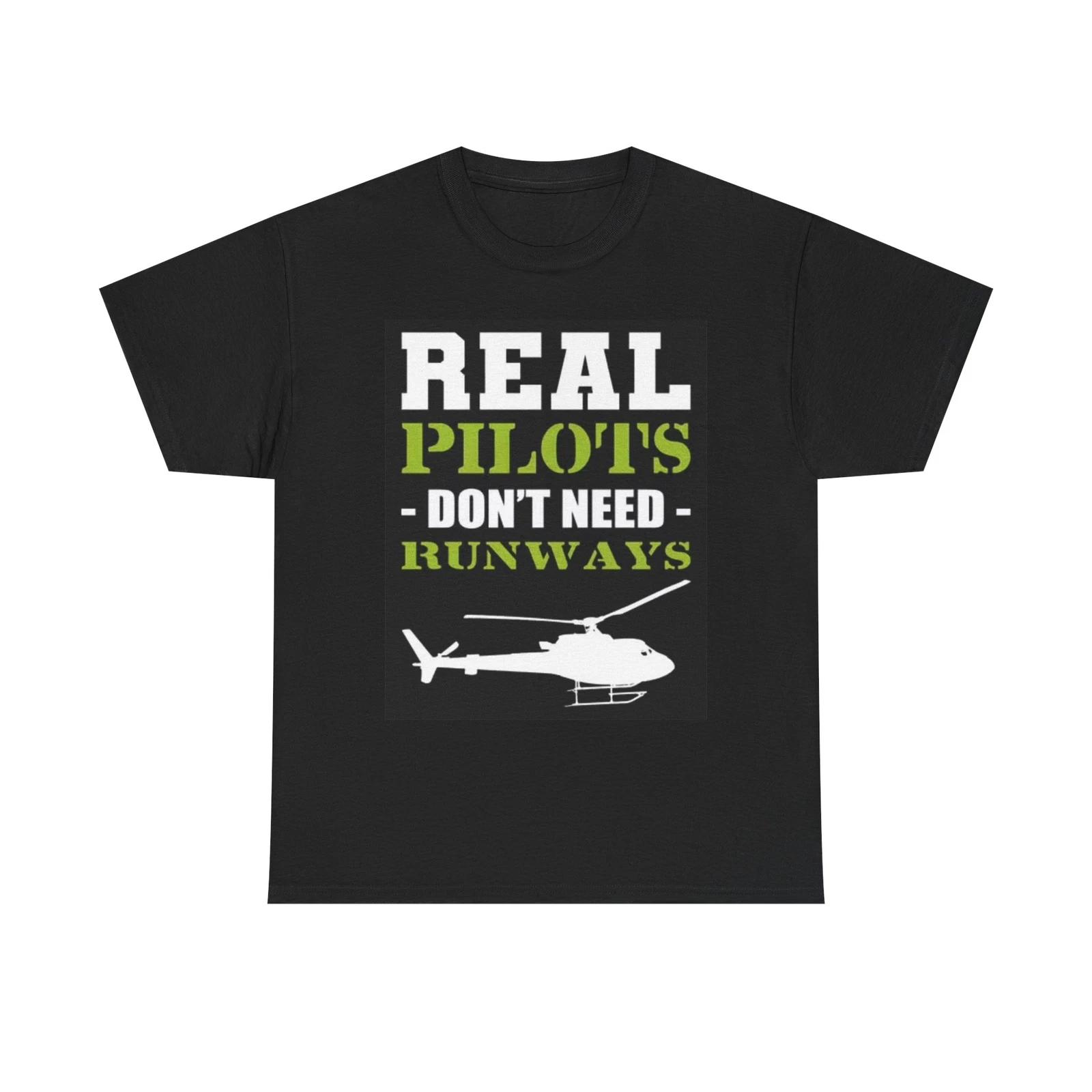 Men s and Women s T-shirts Helicopter Pilot Graphic XL
