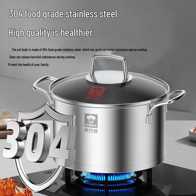 

Kangbach 304 Stainless Steel 22cm Soup Pot