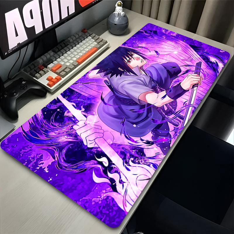 Large Mouse Pad Gaming Accessories NNaruto Sasuke Anime Table Mat Colorful Carpet Popular Computer Mousepad Gamer Keyboard Mat