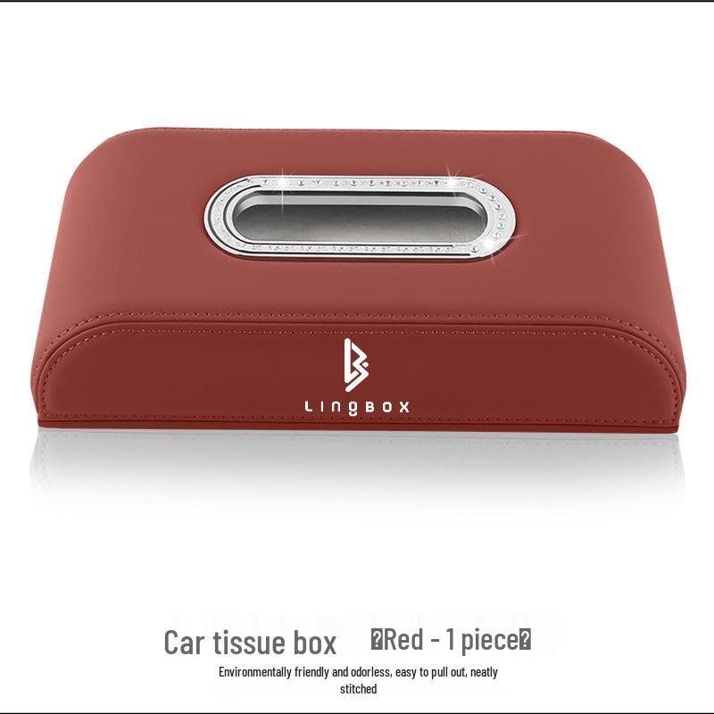 High-End Coco Uni Car Center Console Armrest Tissue Box Pouch