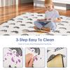 Baby Splat Mat Anti Slip High Chair Mat Waterproof Babies Toddlers Food Splash and Spill Mat for Kids Eating Floor Protection