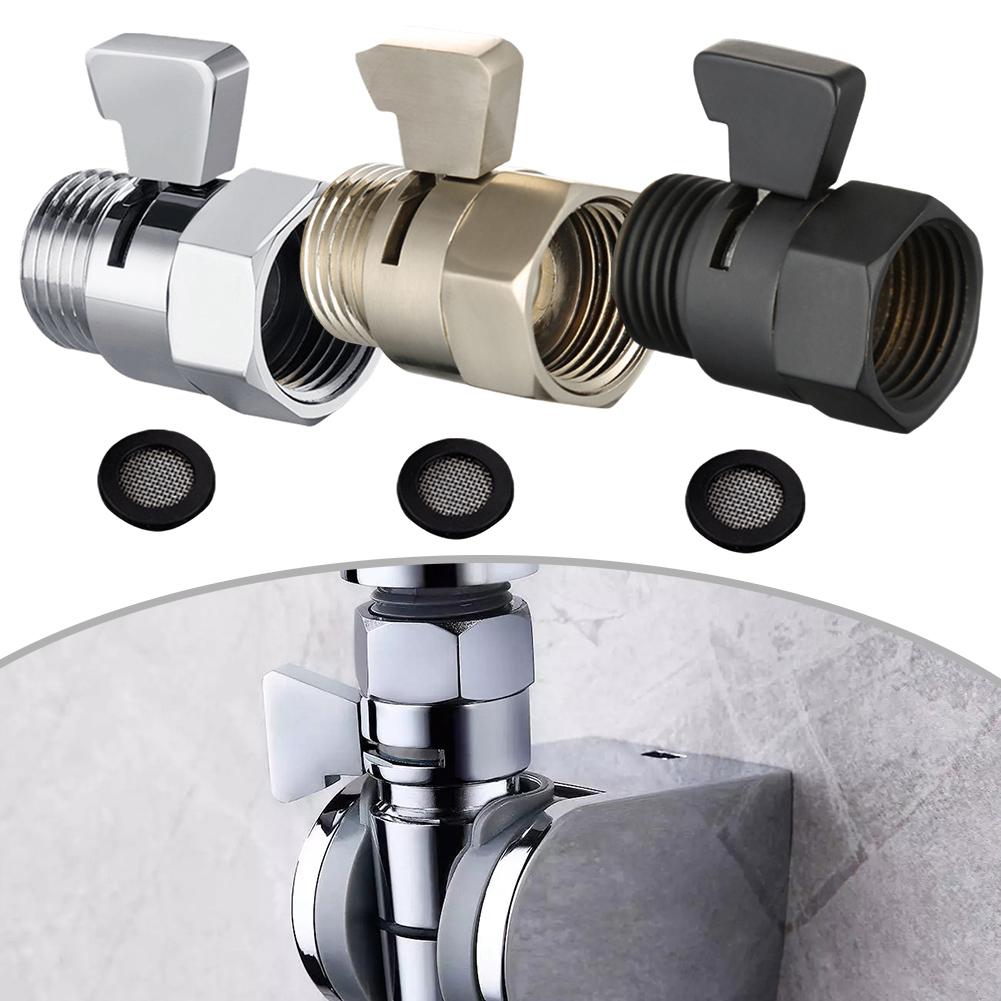 Functional Solid Brass Shower Head Shut Off Valve Providing Reliable Performance and Water Conservation Benefits