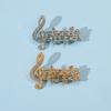 Elegant Microphone Music Note Brooch Club Badge for Women Men Fashion Band Souvenir Jewelry Accessories Gifts