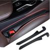 Car Seat Gap Filler 2 Pack - One Second Embedded Car Seat Crack Gap Filler for Holding Water Cup/Phone/Key - Car Erts Between Seats