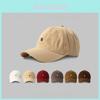 Casual Cotton Baseball Cap With Wide Brim And Letter Embroidery For Men And Women