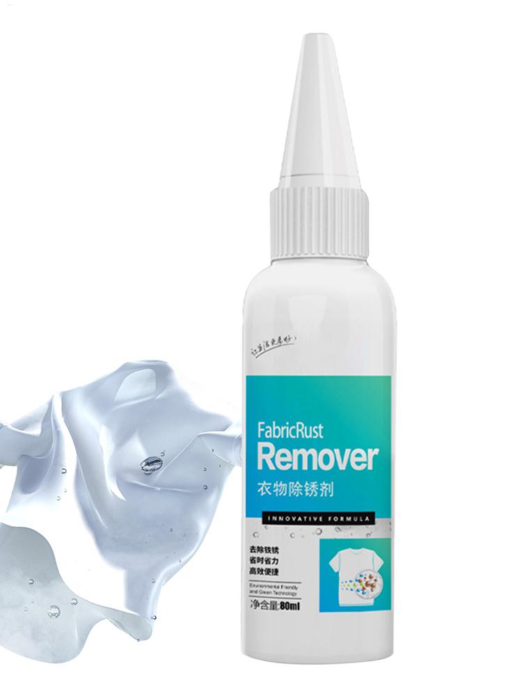 80ml Fabric Rust Cleaner Professional Multifunctional Stains Remover Cleaning Liquid Laundry Cleaner Solution Convenient Cloth
