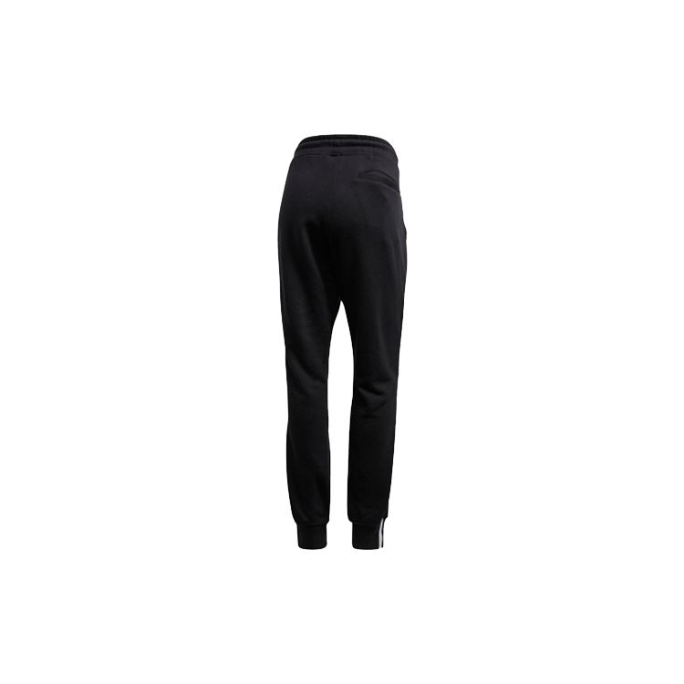 adidas Originals Color Block Retro Sports Leisure Knitted Pants Women Pants Black FM4385