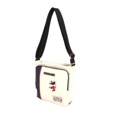 Admiral Shoulder Synthetic Large British Golf Bag ADBA-03 Men's Bag, White, Leather, Crossbody, Deep, Compact, Capacity, Lightweight, Brand, Sports,