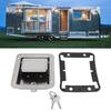 Stainless Steel Paddle Lock with 2 Keys - Durable & Secure for RV/Trailer/Truck Toolbox