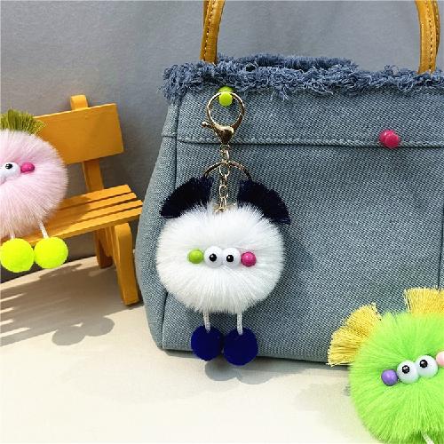 Süßer Cartoon-Puppe Schlüsselanhänger Hässliche Süße Plüschpuppe Puppe Tasche Anhänger Auto Schlüsselanhänger Anhänger