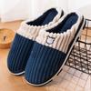 Autumn and Winter Couple Cotton Slippers for Female Home Use, Indoor Postpartum Warmth, Anti Slip Plush Home Furnishings, Cotton Slippers