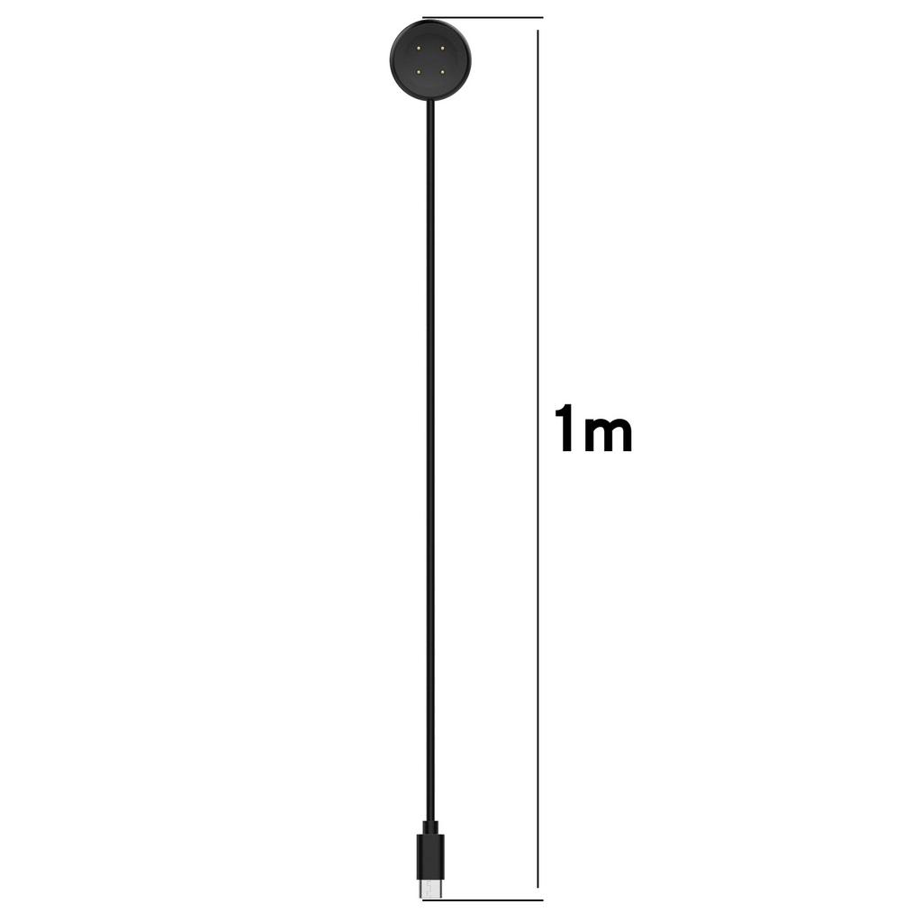 Watch 3 Charger for Google Pixel Watch 2 USB C Charging Cable Type-C 1m 3.3FT Black/White Cord Magnetic