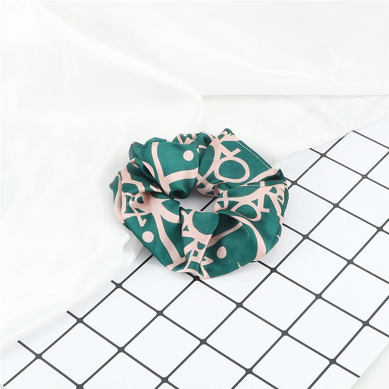 60 Styles Women Girls Satin Scrunchie Candy Color Hair Ties Rope Elastic Fashion Hair Bands Vintage Simple Hair Accessories Gift