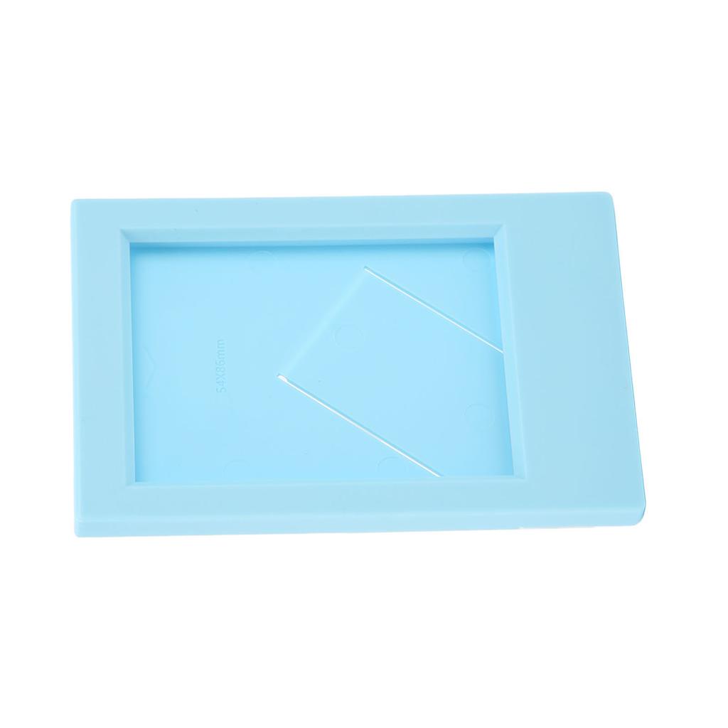 Photo Frame Plastic Rectangle Desktop Classical Stand Picture Frame for for 3in Photos