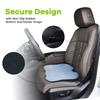 Soft Dense Memory Foam Car Seat Cushion For Driving - Seat Cushion For Car Seat Driver With Design & Raised Back, Provides Comfort