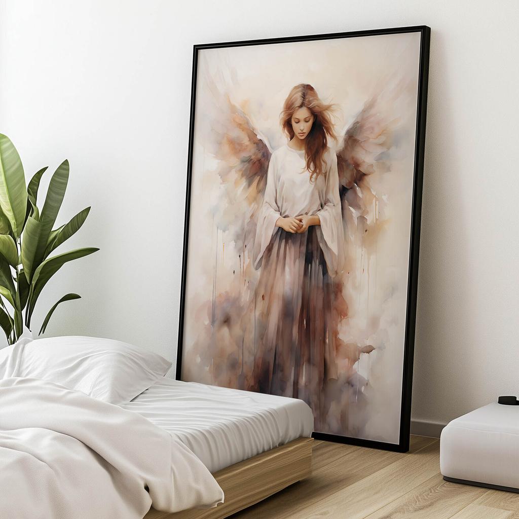 Angelic Elegance Angelic Elegance, 30X40 Cm, Unframed, Matte Paper 230 Gsm