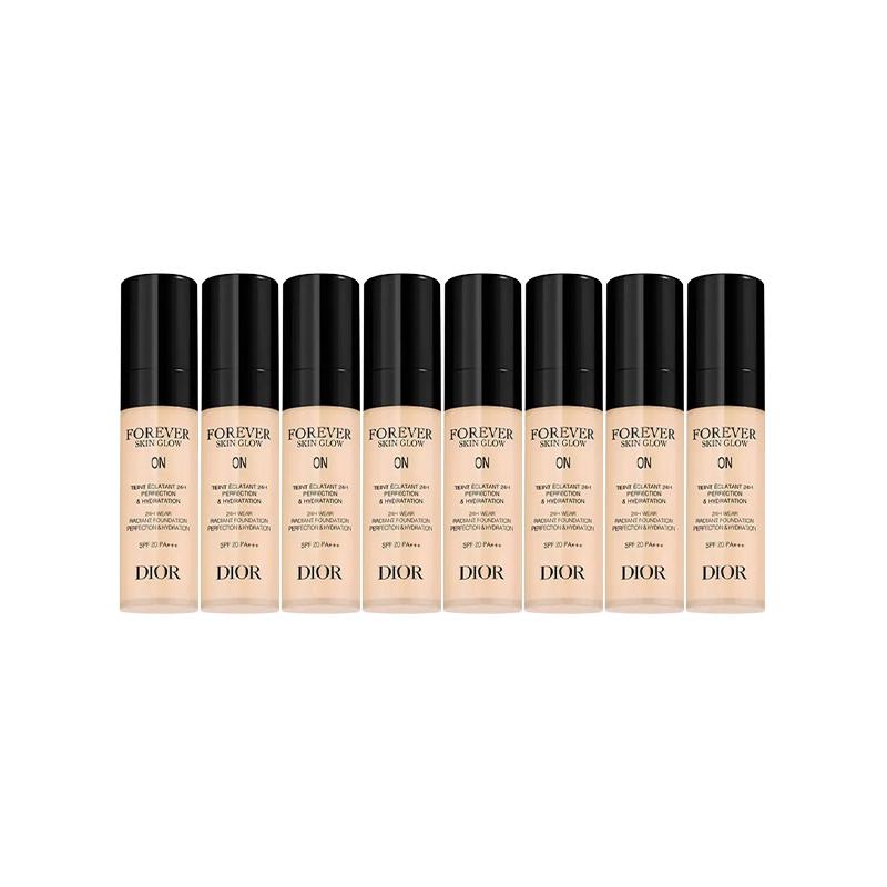 DIOR Foundation #0N glossy 5ml*8 розовый