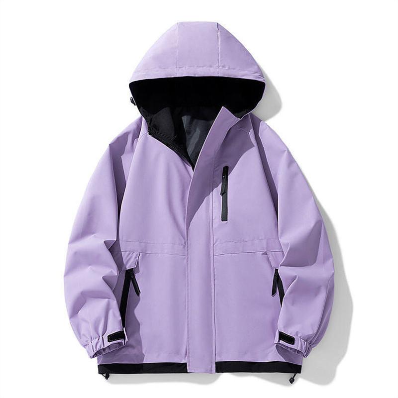 Spring Men's Windproof Waterproof Jackets Outdoor Loose Casual Couple Outwear Male Japan Style Hooded Zippers Jacket
