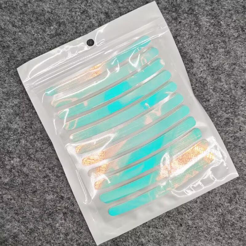 Car Wheel Rim Reflective Stickers 20 Pieces Self Adhesive Luminous Strips for Vehicle Decoration and Safety Visibility At Night