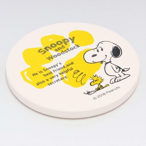 Peanuts" Snoopy & Woodstock Absorbent Coaster 493507