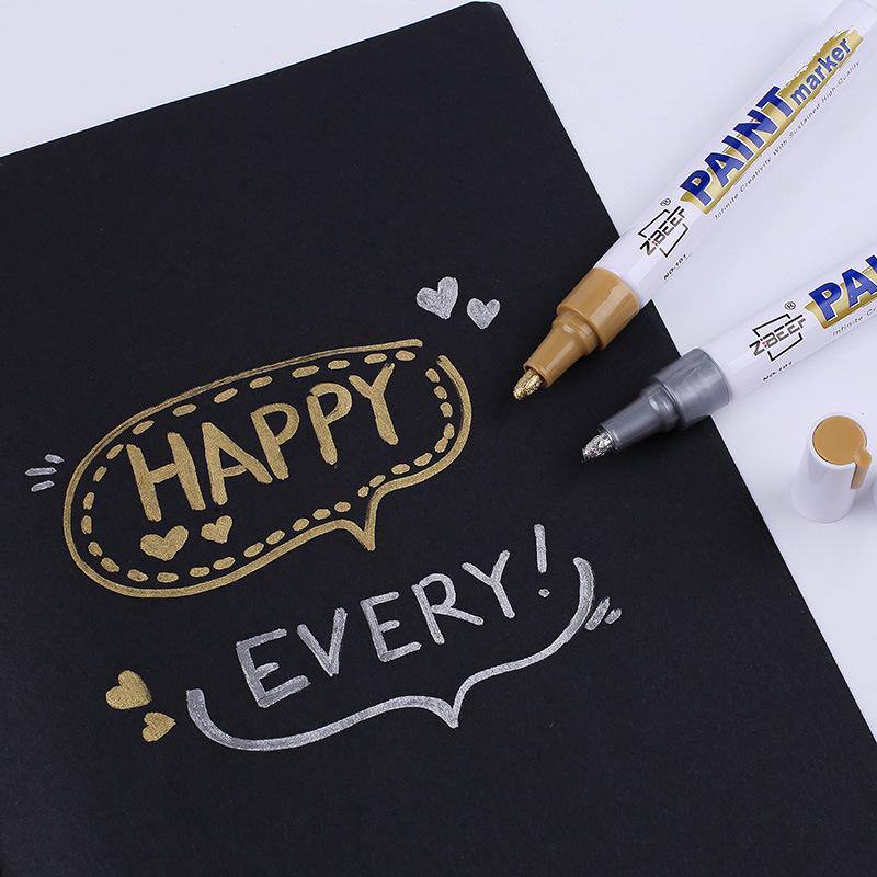 Guangna 101 12-Color Oil-Based Waterproof Marker for Metal and Industrial Use