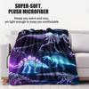 T-Rex Approved Cuddles Print Blanket Warm Comfortable Flannel Blanket Suitable for Bedrooms,Sofas, Beds,Chairs