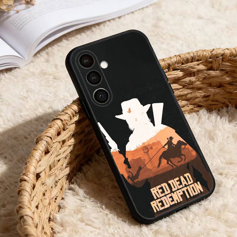 Game Red Dead R-Redemption Phone Case For Samsung Galaxy A13,21s,22,31,32,52,53,71,72,73,Soft Black Cover