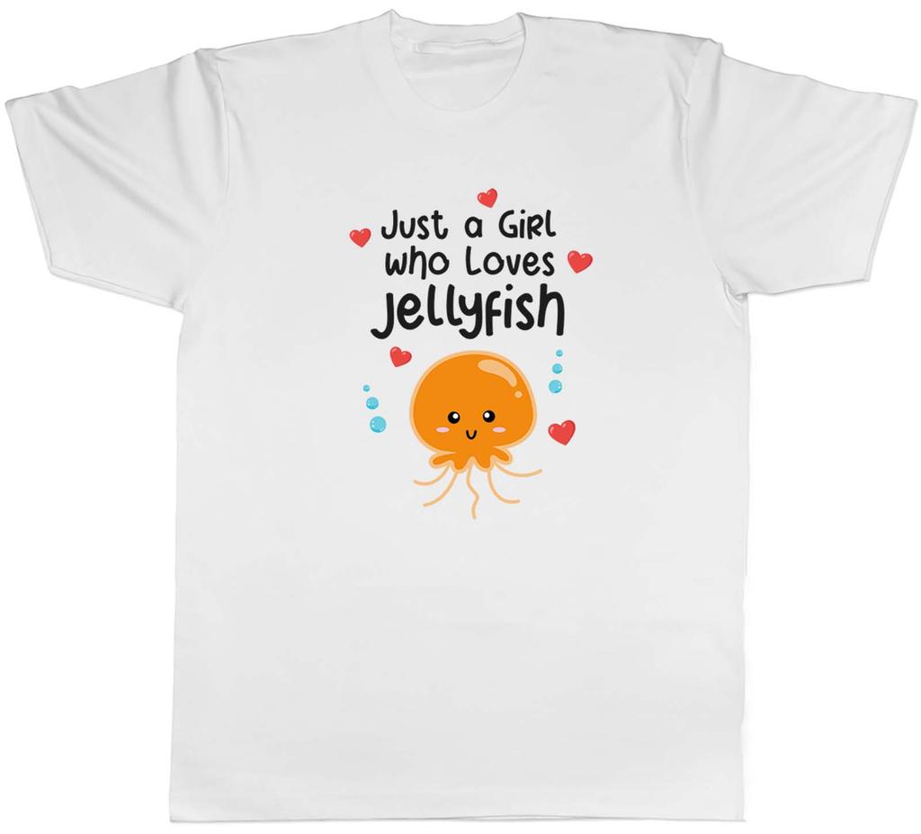 Unisexs T Shirt Just a Girl who Loves Jellyfish Unisex Tee Gift