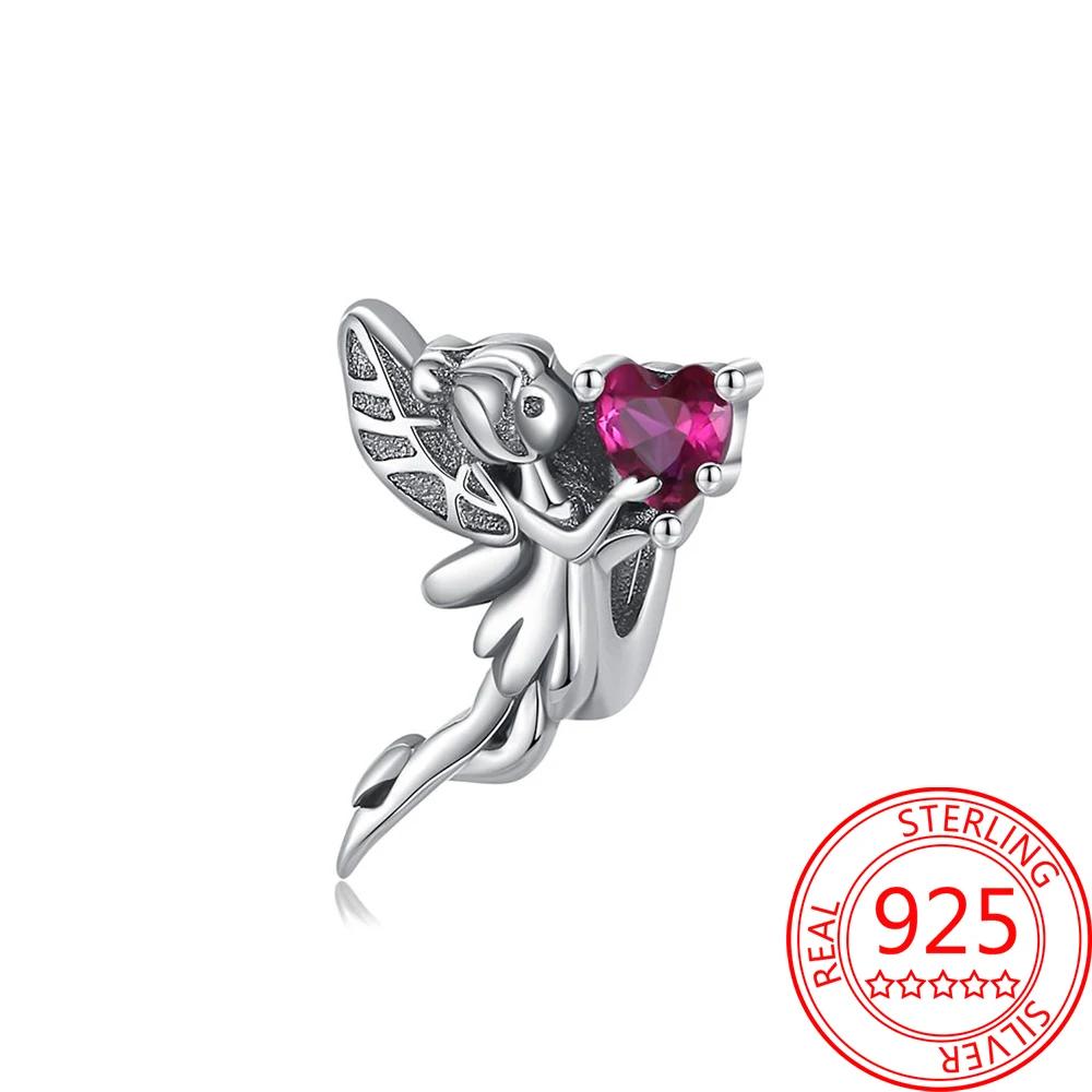 Lovely Copper Little Monkey Embracing Red Heart Pendant Fit Bracelet Necklaces Party Pairing With Handmade Gifts