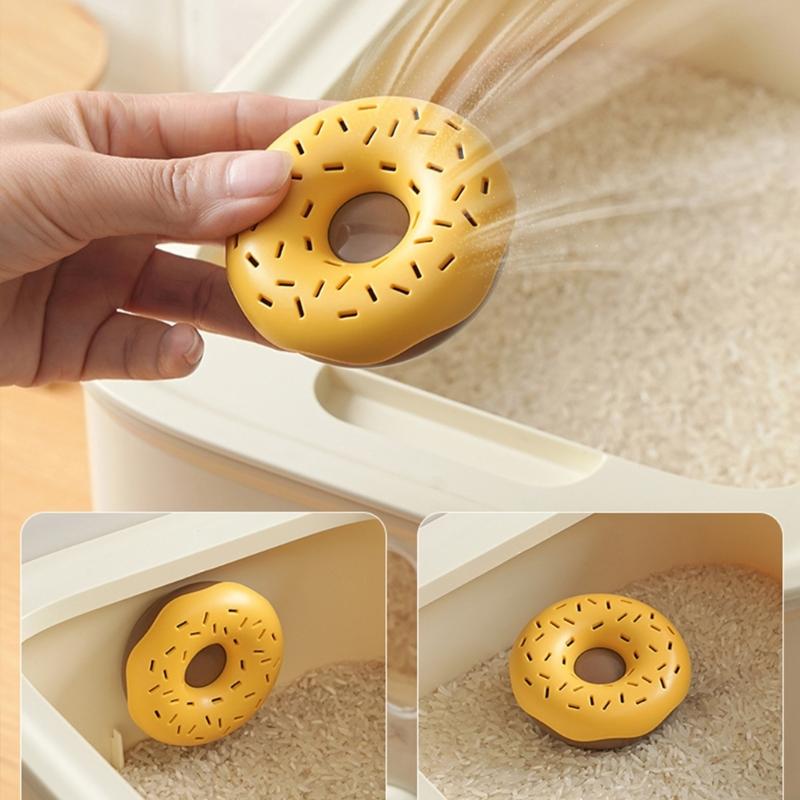 Lovely Doughnuts Storage Container Dehumidifying Storage Case Convenient Accessory for Wardrobes Dormitory Office Use