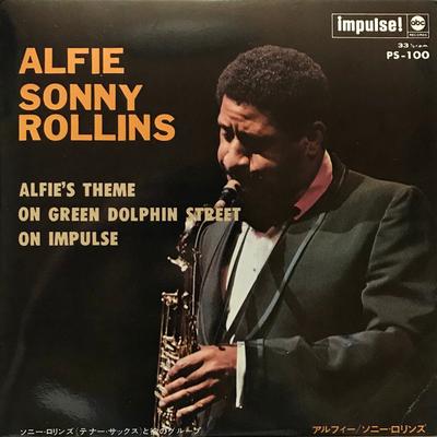 7inch Record SONNY ROLLINS  Alfie  Alfies Theme On Green Dol PS100 IMPULSE 1969 Japan Jazz Used