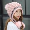 Cappello Invernale Caldo Morbido in Pelliccia Cappello con Paraorecchie Foderato in Pile per Donna Berretto Lavorato a Maglia Casual Largo Cappuccio Termico Spesso per Clima Freddo