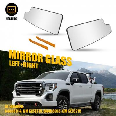 Left/Right Side Heated Mirror Glass For - GMC Sierra 1500 2500/3500 HD