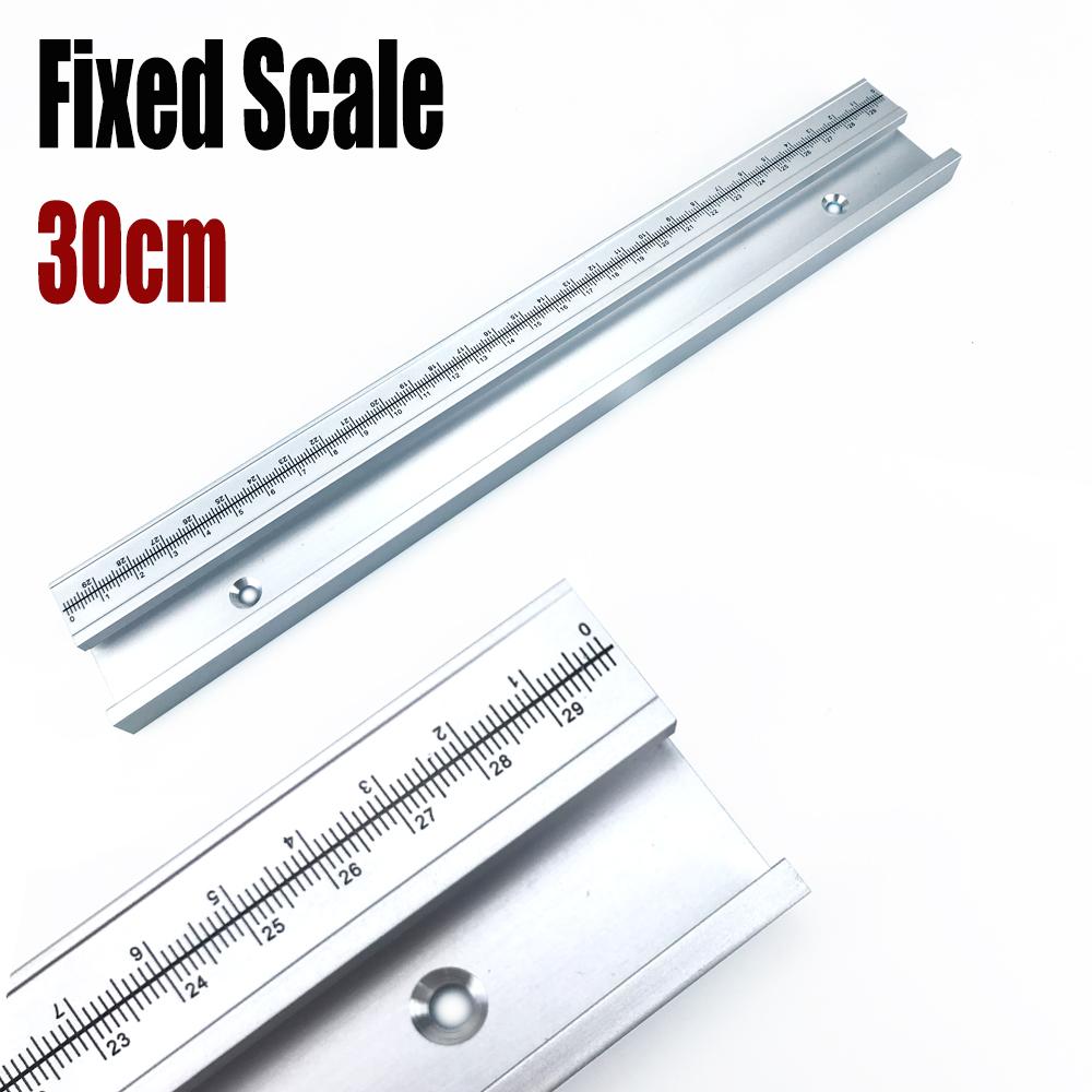 

45# Направляющая Т-образный паз со шкалой Т-образные пазы Паз для торцовочной пилы 300-600 мм Тип 45 Направляющая, Деревообрабатывающий стол Пила Верстак DIY Инструмент