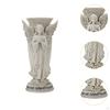 Angel Pray Flower Vase, Grave Vase for Loss of Loved, Decorative, with Ground Spikes Cemetery